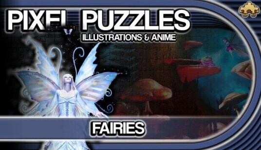 Pixel Puzzles Illustrations & Anime - Jigsaw pack: Fairies Window Pixel Puzzles Illustrations & Anime - Jigsaw pack: Fairies Window
