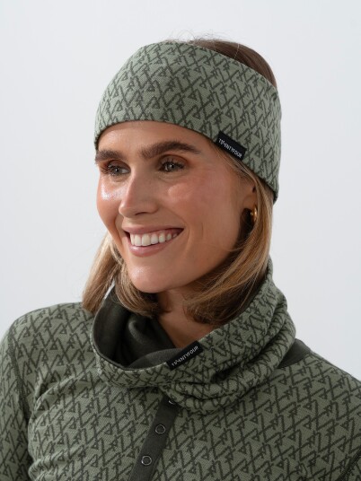 Twentyfour Finse 2W Ull pannebånd Grønn ONE SIZE