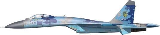 IBG Su-27P Ukrainisk Luftforsvar Modellfly 1:72