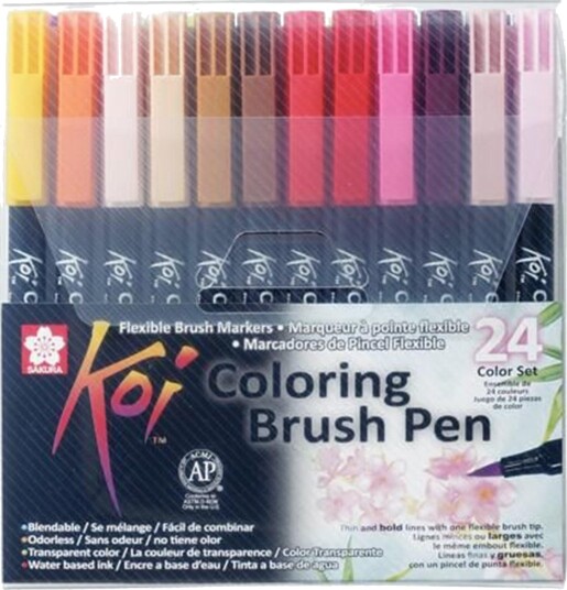 Sakura Koi Brush Penner Sett 24 Farger