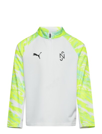 PUMA Neymar Jr Creativity 1/4 Zip Top Jr White 116 PUMA Neymar Jr Creativity 1/4 Zip Top Jr White 116