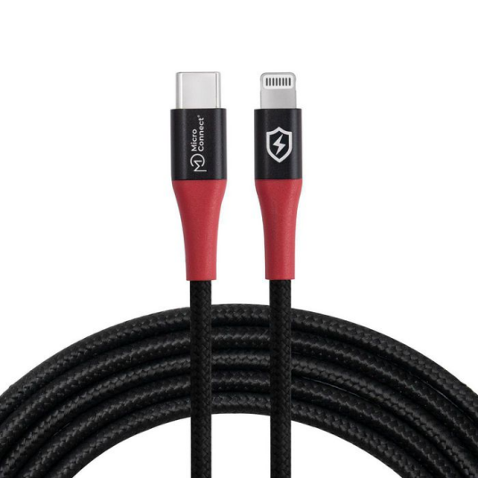 MicroConnect Kabel USB C-Lightning 1.5m SafeCharge ladekabel uten dataoverføring MicroConnect Kabel USB C-Lightning 1.5m SafeCharge ladekabel uten dataoverføring
