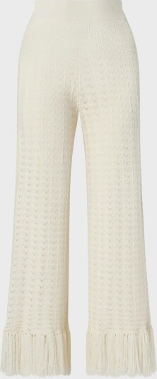 By Malina Bukser Alycia Knitted Fringe Hvit
