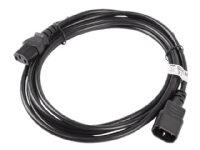 Lanberg - Strømforlengelseskabel - power IEC 60320 C13 til IEC 60320 C14 - 3 m - svart