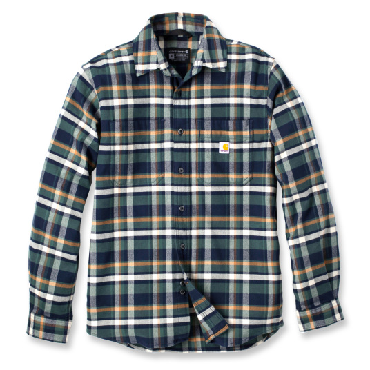 Carhartt rutete Flanellskjorte Herre Navy XXL Carhartt rutete Flanellskjorte Herre Navy XXL