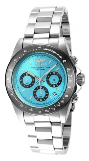 Invicta Herreklokke 15589 Speedway Blå/Stål Ø39.5 mm