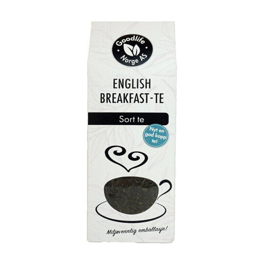 Goodlife english breakfast te løsvekt 80 g Goodlife english breakfast te løsvekt 80 g