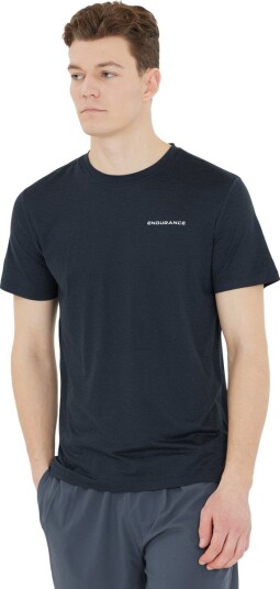 Endurance Abdon M Melange S/S Tee Black XL