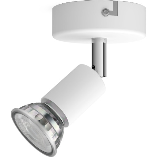 Philips Påbygd Spotlys Overflateegnet Gu10 1 Ampuller 220-240 V Hvit