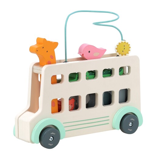 Vilac - Activity Toy - Animals Bus by Sarah Betz -  7106 