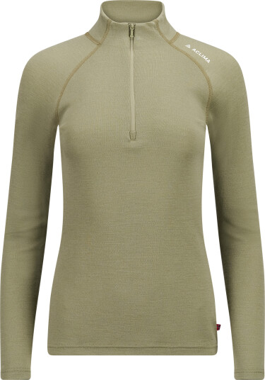 Aclima WarmWool Mockneck Dame Aloe M