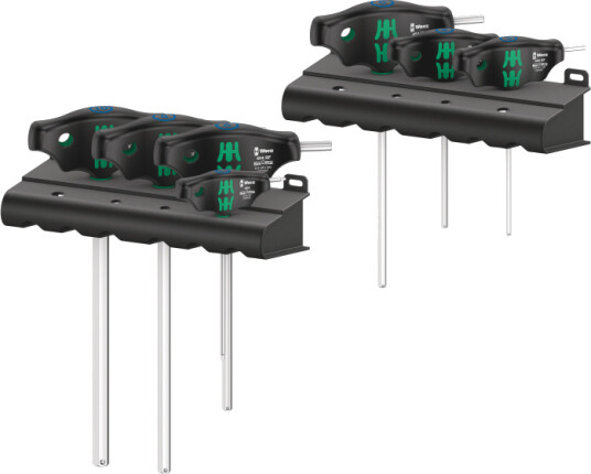 Wera 454/7 HF T-håndtak Skrutrekkersett med Hex-Plus, 7 deler Wera 454/7 HF T-håndtak Skrutrekkersett med Hex-Plus, 7 deler