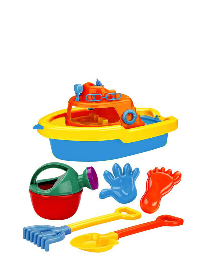 Suntoy Sandset Båt 6 Delar - Multi/patterned - ONE SIZE