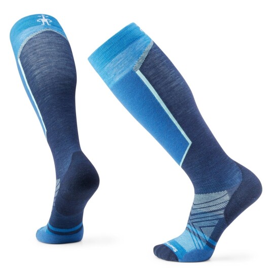 Smartwool Ski Targeted Cushion Extra Stretch Otc Socks Laguna Blue L