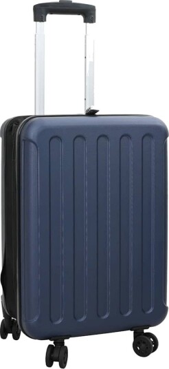  sammenleggbar koffert hard skall 20'' mørk blå 34x23x55.5 cm ABS