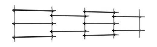 Moebe Vegghylle WS.65.4 Sort/rustfritt Stål