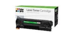 Colorway - Svart - Kompatibel - Tonerpatron Alternativ For: Canon 726 Canon 728 Hp Ce278a - For Hp Laserjet Pro M1536dnf P1566 P1606dn