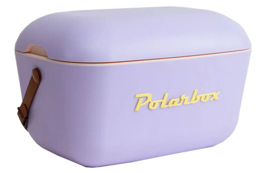 POLARBOX Syrin – Geltona Classic retro šaltkrepšis, 12L