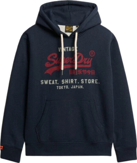 Superdry Herre Gensere & Hettegensere Blå M,