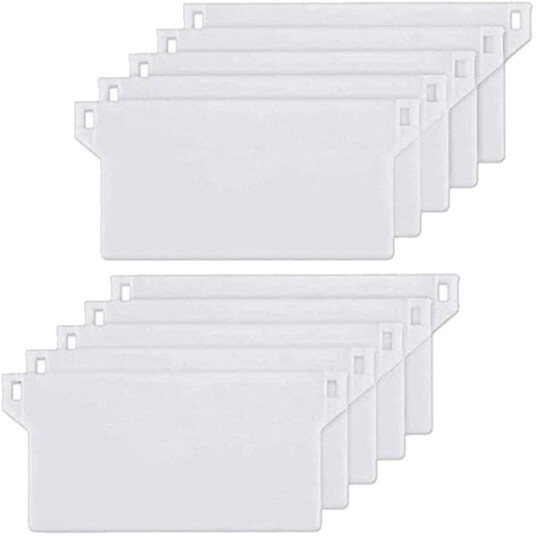 10 Pakk Blindvektplate Vekt Vertikal Persienner Vertikal Lamell 127mm Hvit Reservedeler