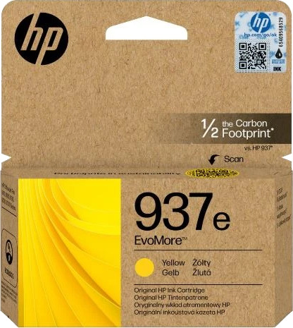 HP Blekkpatron No.937E Gul EvoMore (1.650 sider)