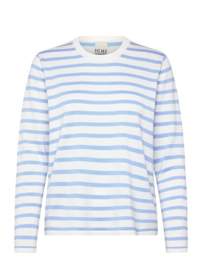 ICHI Ihluls O Neck Ls Blue S