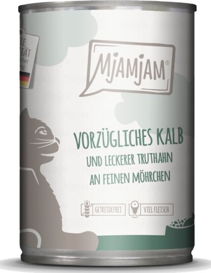 Mjamjam Våtfôr Kalv & Kalkun 6 X 400 G