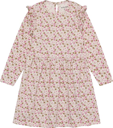 Minymo Dress Ls Aop Pink 98 Minymo Dress Ls Aop Pink 98
