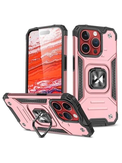 Wozinsky Ring Armor iPhone 15 Pro iPhone 15 Pro Ring Armor Case Gold