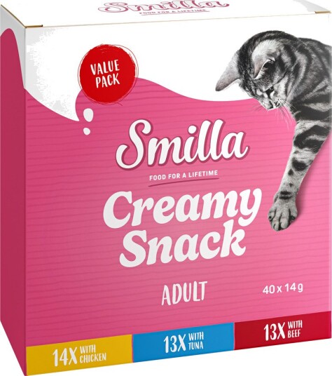 Smilla Adult Creamy Snack 80 x 14 g