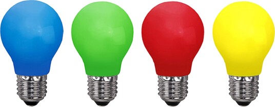 Lampe E27 LED Blå