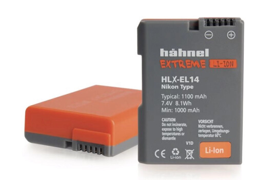 Hähnel HLX-EL14 batteri Extreme EN-EL14 Extreme Hähnel HLX-EL14 batteri Extreme EN-EL14 Extreme