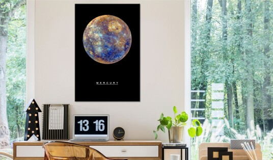 Tavle Mercury 1 Part Vertical 60X90 Artgeist sp. z o. o.