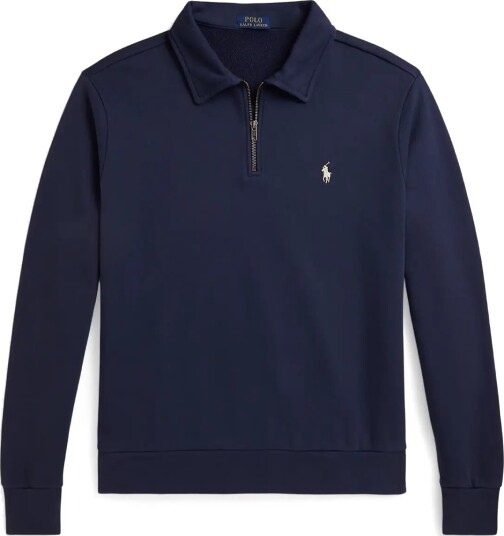 Polo Ralph Lauren Loopback Fleece Collared Sweatshirt Navy M