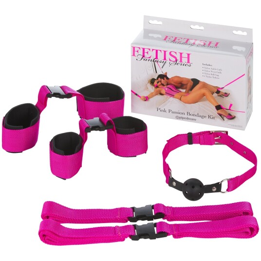 Fetish Fantasy Series Fetish Fantasy Pink Passion Bondage-sett     - Rosa