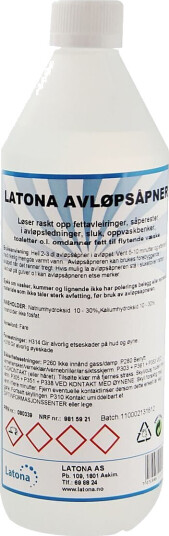 Latona Avløpsåpner Flaske, 1 liter Latona Avløpsåpner Flaske, 1 liter