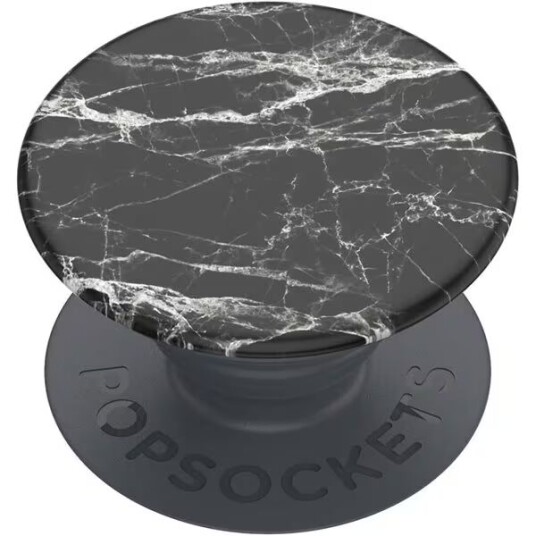 Popsockets Basic Black Modern Marble Grip Med Ställfunktion Basic