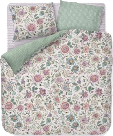 Pip Studio Viva Las Flores White 150X200