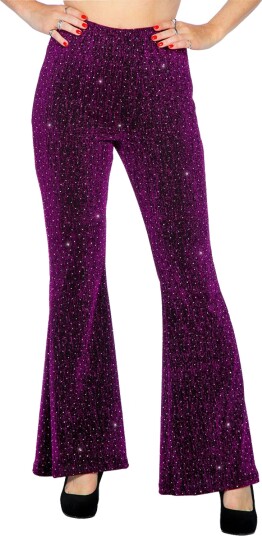 Wilbers & Wilbers Discobukse utsvingt Glitter Mørkrosa Dame X-Large 004200-VD-048