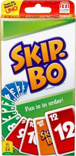 Mattel Skip-Bo Kortspill for Familier - Underholdende Strategispill fra 7 år Mattel Skip-Bo Kortspill for Familier - Underholdende Strategispill fra 7 år