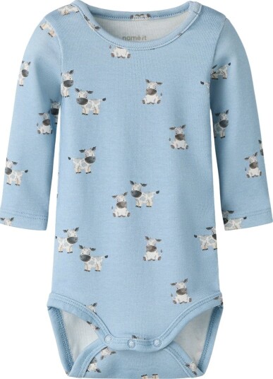 Name It Body I/e Nbmlois Ashley Blue Name It 56 Langermet Body Blå Lyseblå