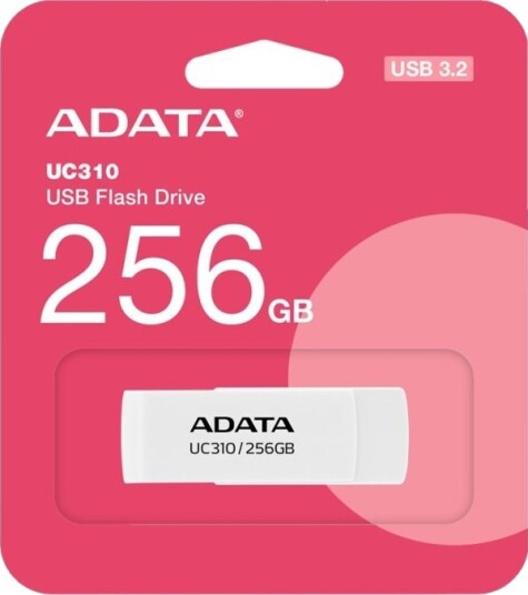 Adata Uc310 Usb-Flashstasjon 256 Gb Usb 3.2 Gen 1 Hvit