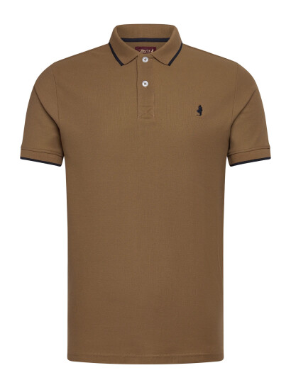 MCS River Reg Cot Pq Mcs M Polo - Brown - L