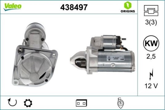 Starter VALEO 438497