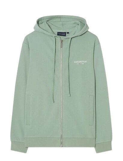 Lexington Clothing Classic Logo Zip Hoodie Green L Lexington Clothing Classic Logo Zip Hoodie Green L