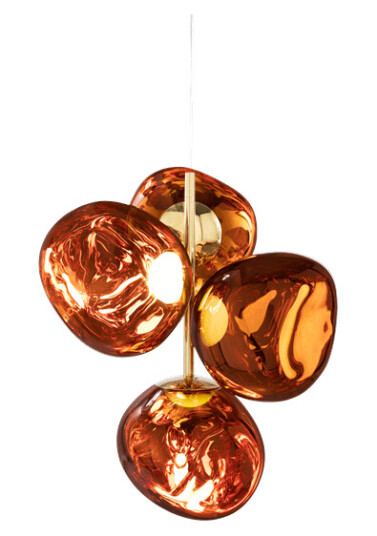 Tom Dixon Melt Chandelier Mini Kobber Tom Dixon Melt Chandelier Mini Kobber