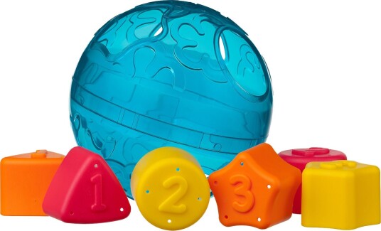 PlayGro Roll & Sort Ball Aktivitetsleke Blå