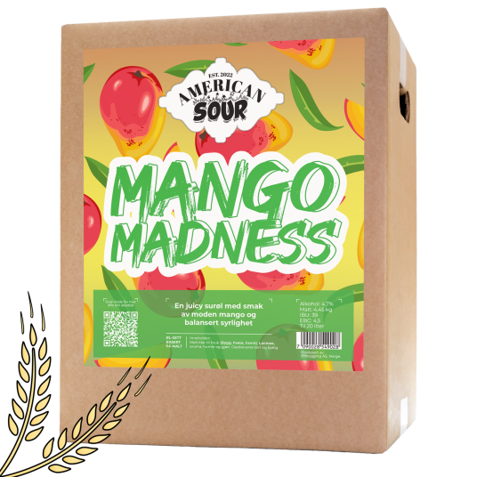 Ølbrygging As Mango Madness allgrain ølsett American Sour