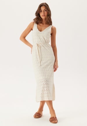 VILA Viamalina V-neck S/L MIDI DRES Birch M VILA Viamalina V-neck S/L MIDI DRES Birch M