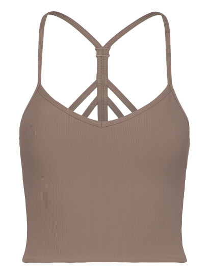 aim´n Ribbed Performance Bralette - Brown - L aim´n Ribbed Performance Bralette - Brown - L